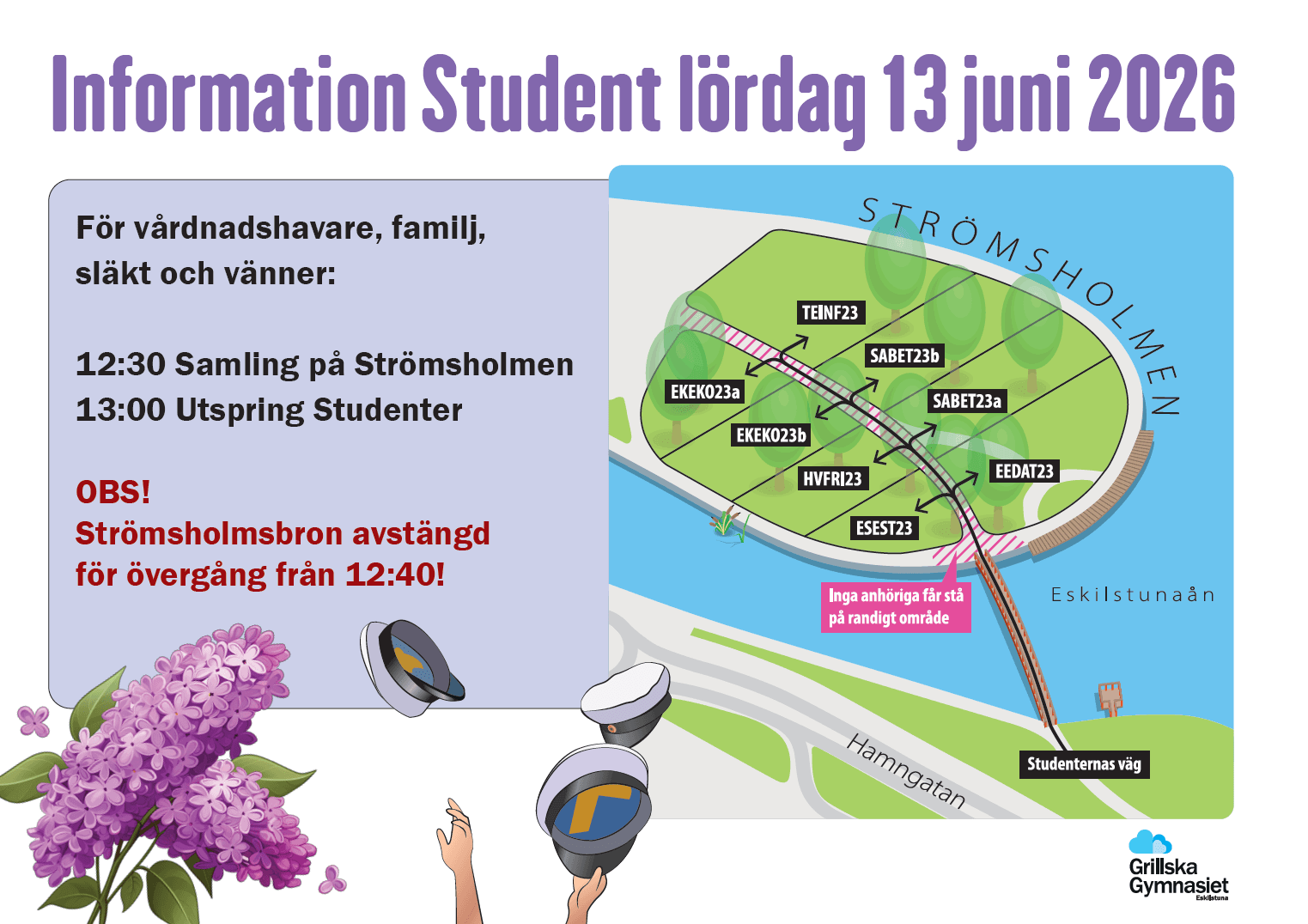 Info om studenten på Grillska Eskilstuna