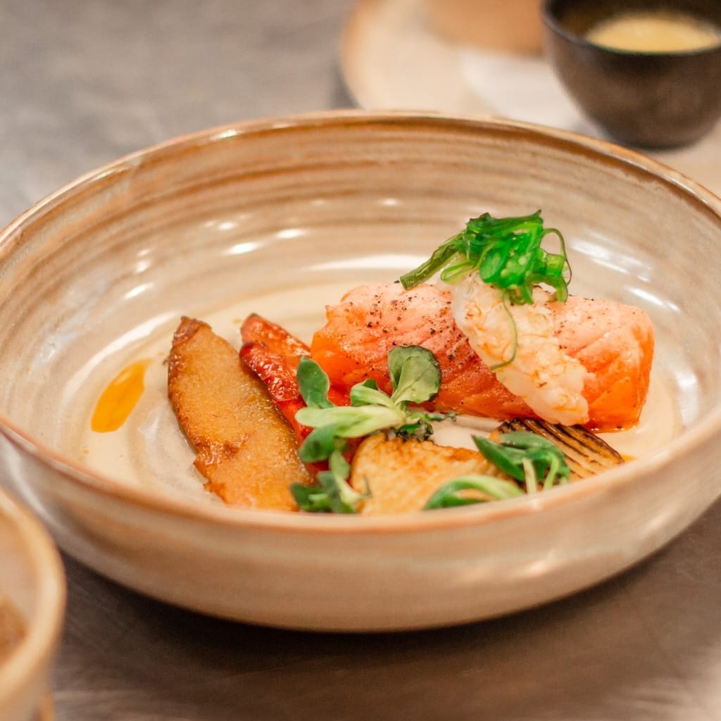 Lunch med guldkant på restaurang Under molnet.