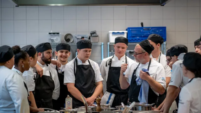 Klassrum på restaurangprogrammet
