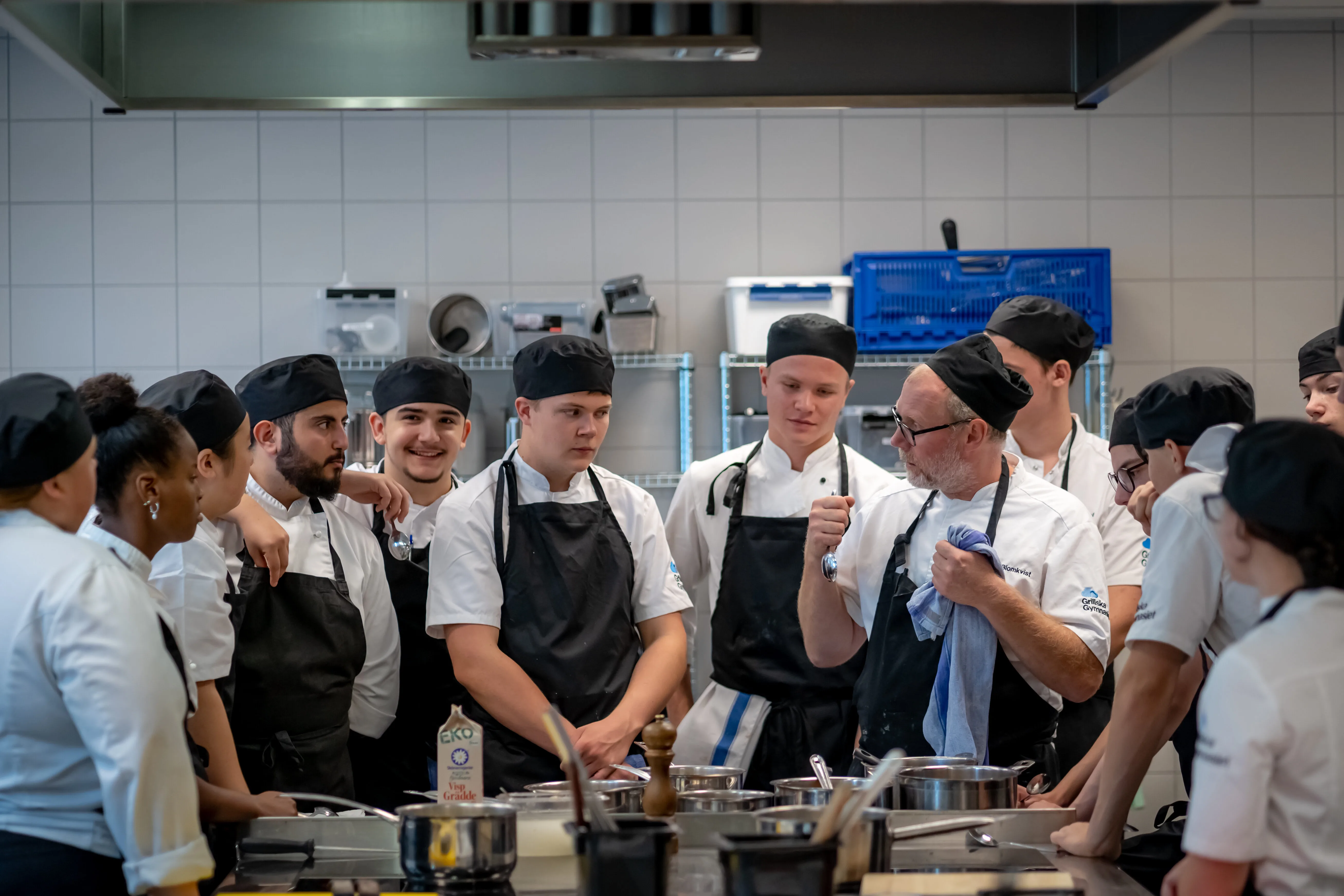 Klassrum på restaurangprogrammet