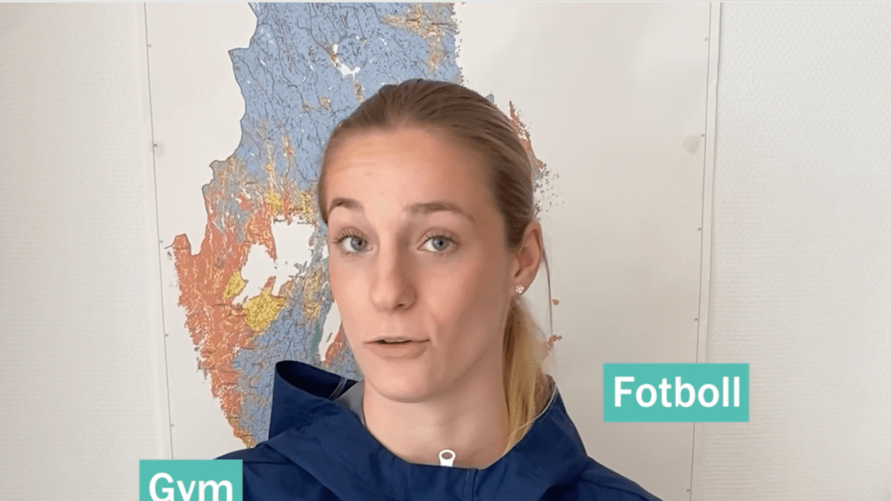 Elev på barn och Fritids­programmet med träningsprofil