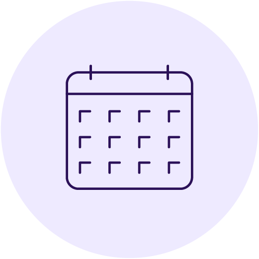 Grillska symbol ljuslila kalender schema boka tid