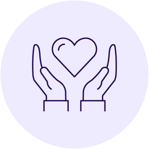 Grillska symbol ljuslila socialt engagemang trygg miljö