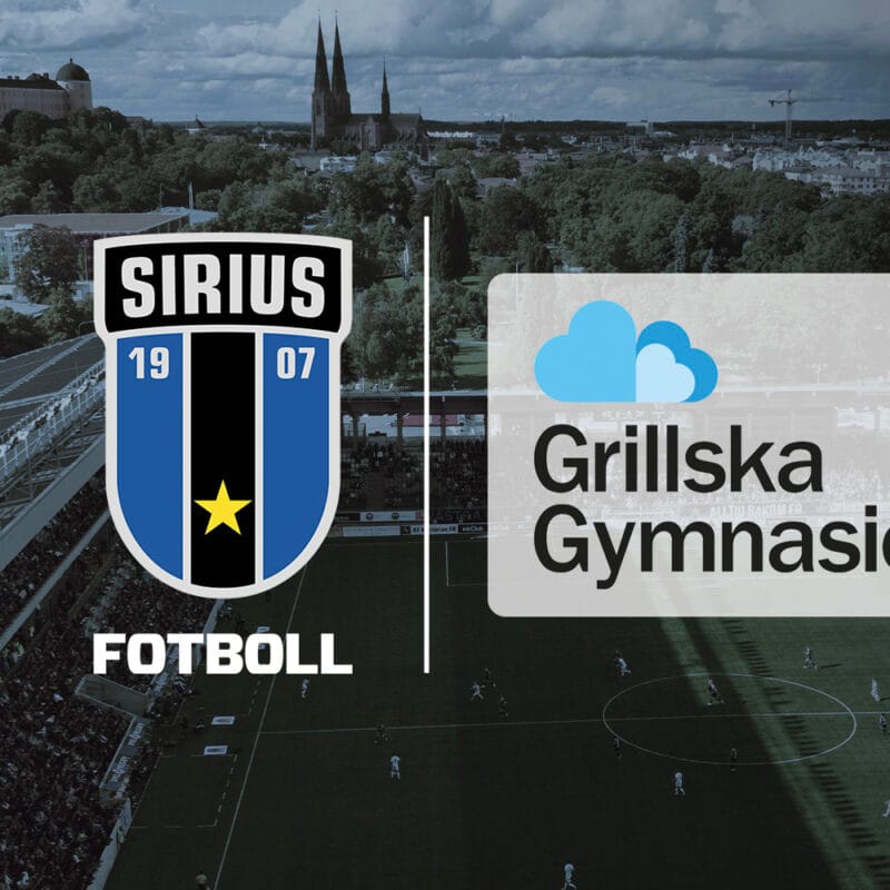 Samarbete mellan Sirius Fotboll och Grillska Gymnasiet