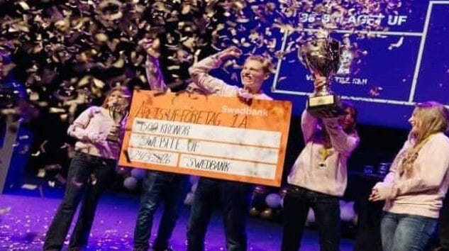 Grillska Västerås prisas på UF-gala.